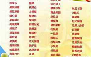 鹅店名字大全集