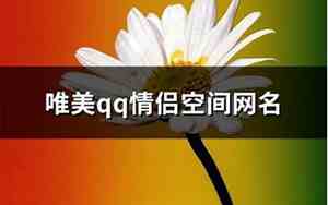 情侣空间网名简短的