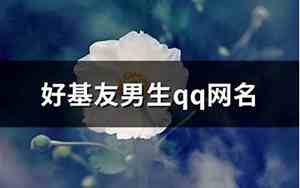 基友网名大全男